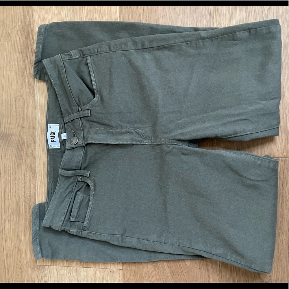Paige Hoxton Ankle Army colored pants